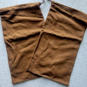 Vintage Gucci Drawstring Shoe dust bag